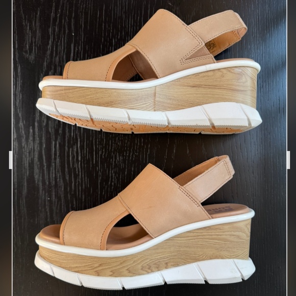 Sorel Women's Joanie III Slingback Sandals Honest Beige, White - Picture 12 of 16